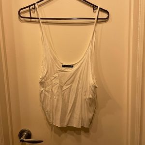 Brandy Melville basic white tank